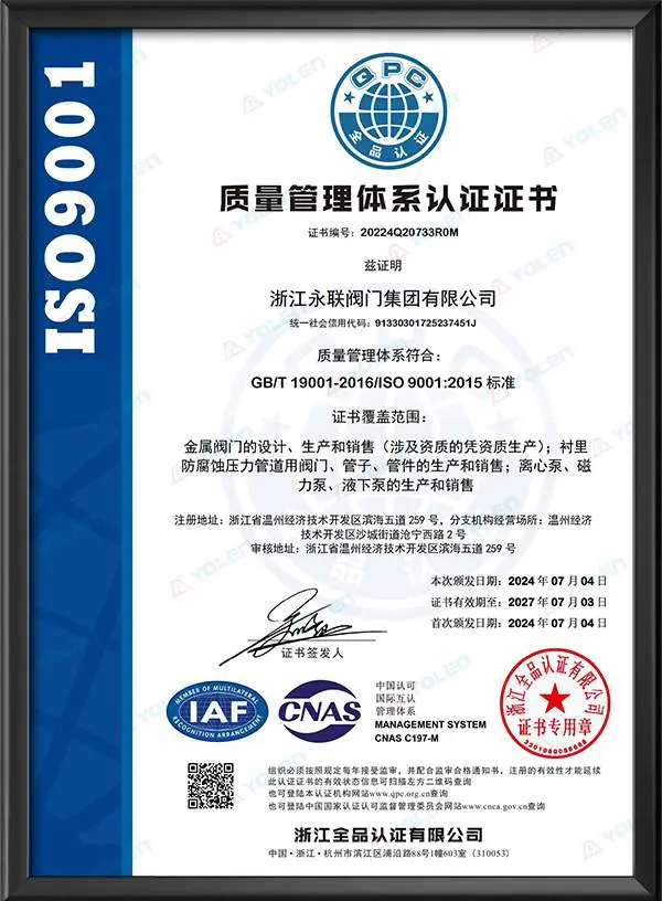 ISO9001 (китайская версия)